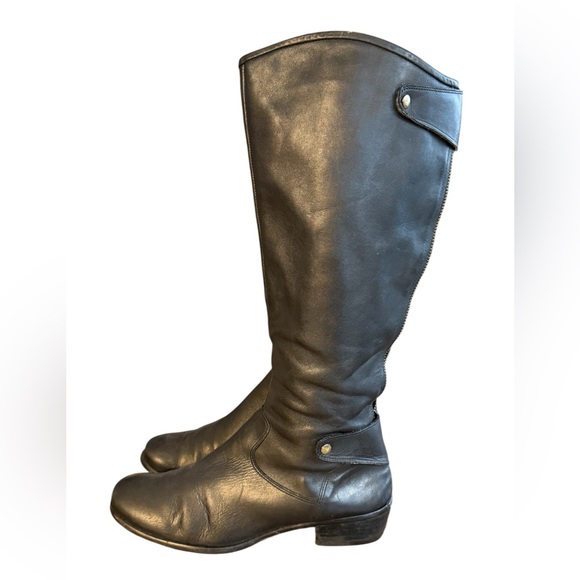 Corso Como Sussex Black Over the Knee Boots Smooth Leather Women’s Size 8 - Picture 3 of 9